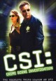 Go to record CSI, crime scene investigation. The complete third season